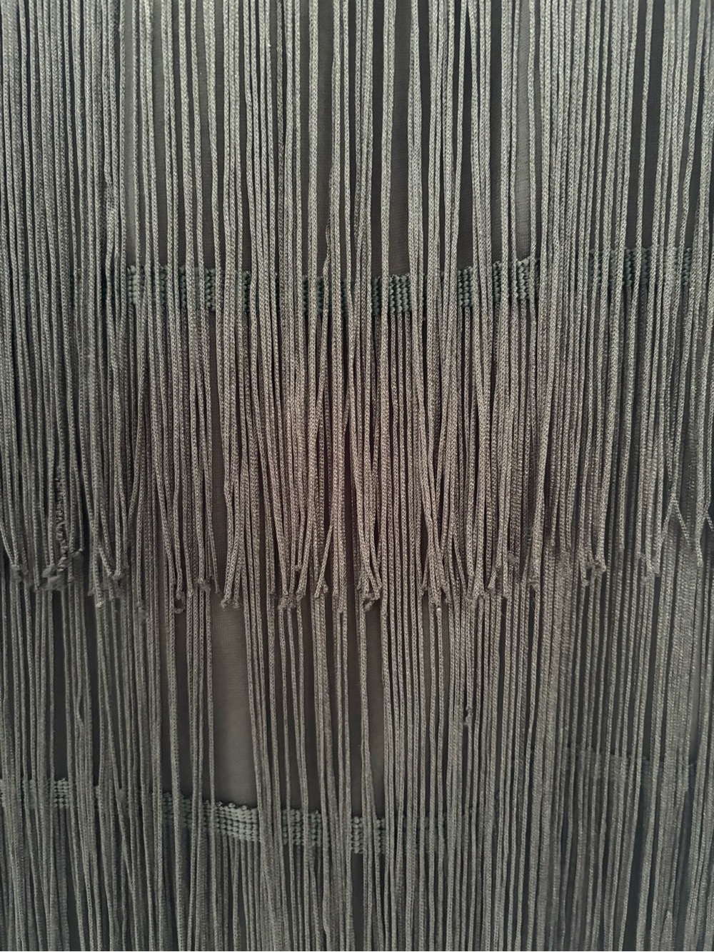 ARULA Black Fringe Mini Skirt - Picture 2 of 3
